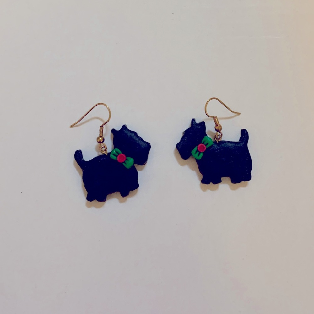 Scotty Dog Earrings